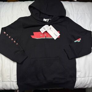Boys Black Hoodie Cotton On Justin Bieber Size 6 NWT